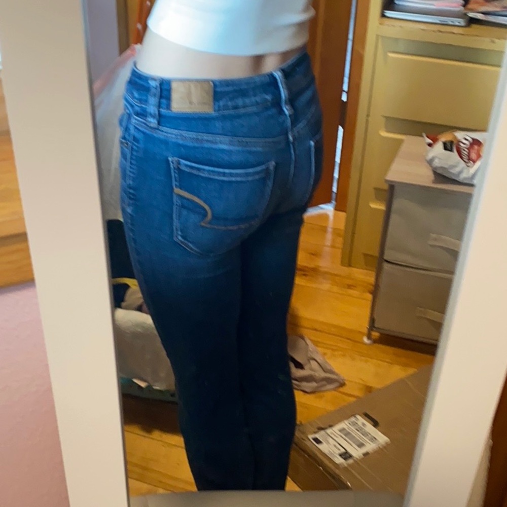 AE skinny/straight leg jeans